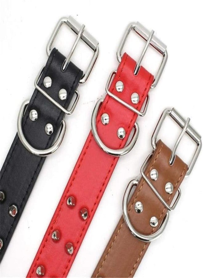 KittuPet طوق KittuPet المرصع بالمسامير للكلاب من الجنسين، طوق قطط من الجلد الصناعي مزين بمسامير على شكل فطر، مشبك معدني قابل للتعديل، طوق تدريب متين للحيوانات الأليفة من السلالات الكبيرة، مقاس كبير - Image 4